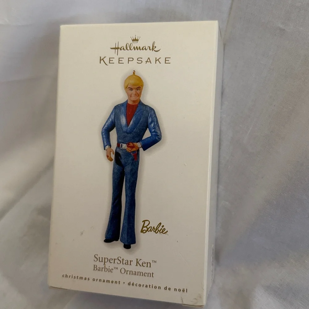 Barbie x Hallmark Keepsake Barbie Superstar Ken ornament